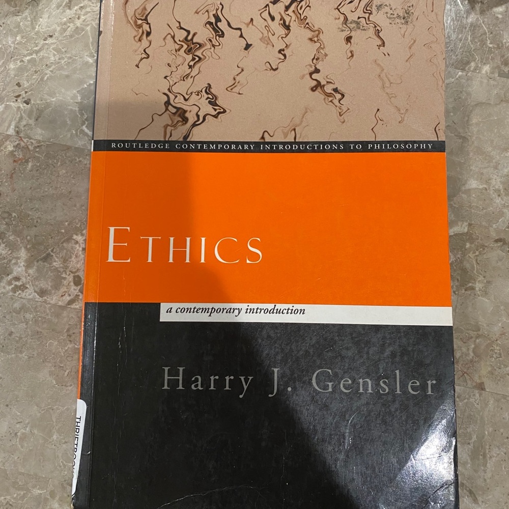 Ethics by Harry Gensler